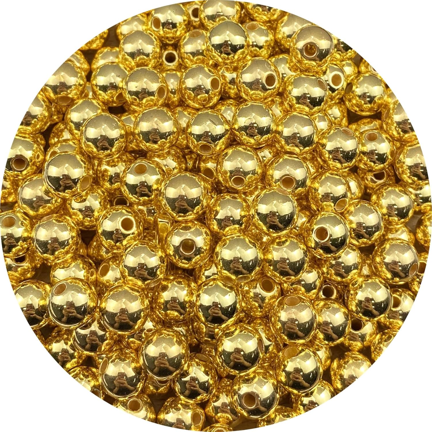 Round Shape Plastic Pearl Beads for Jewelry Making & DIY Craft