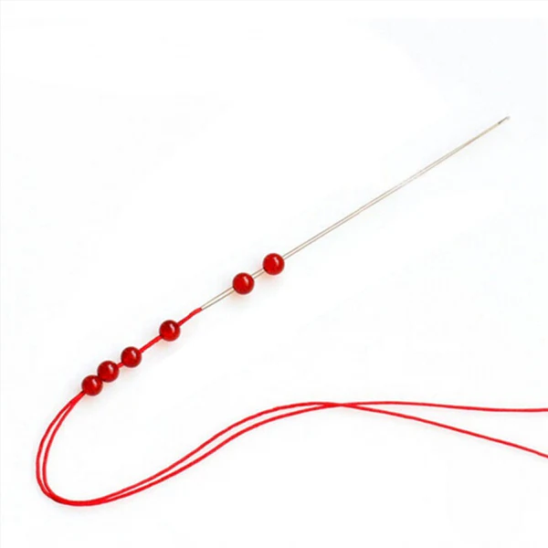 Big Eye Beading Needle – Flexible Wire Bead Stringing Needle for Jewelry Making (1 Piece) - Image 5