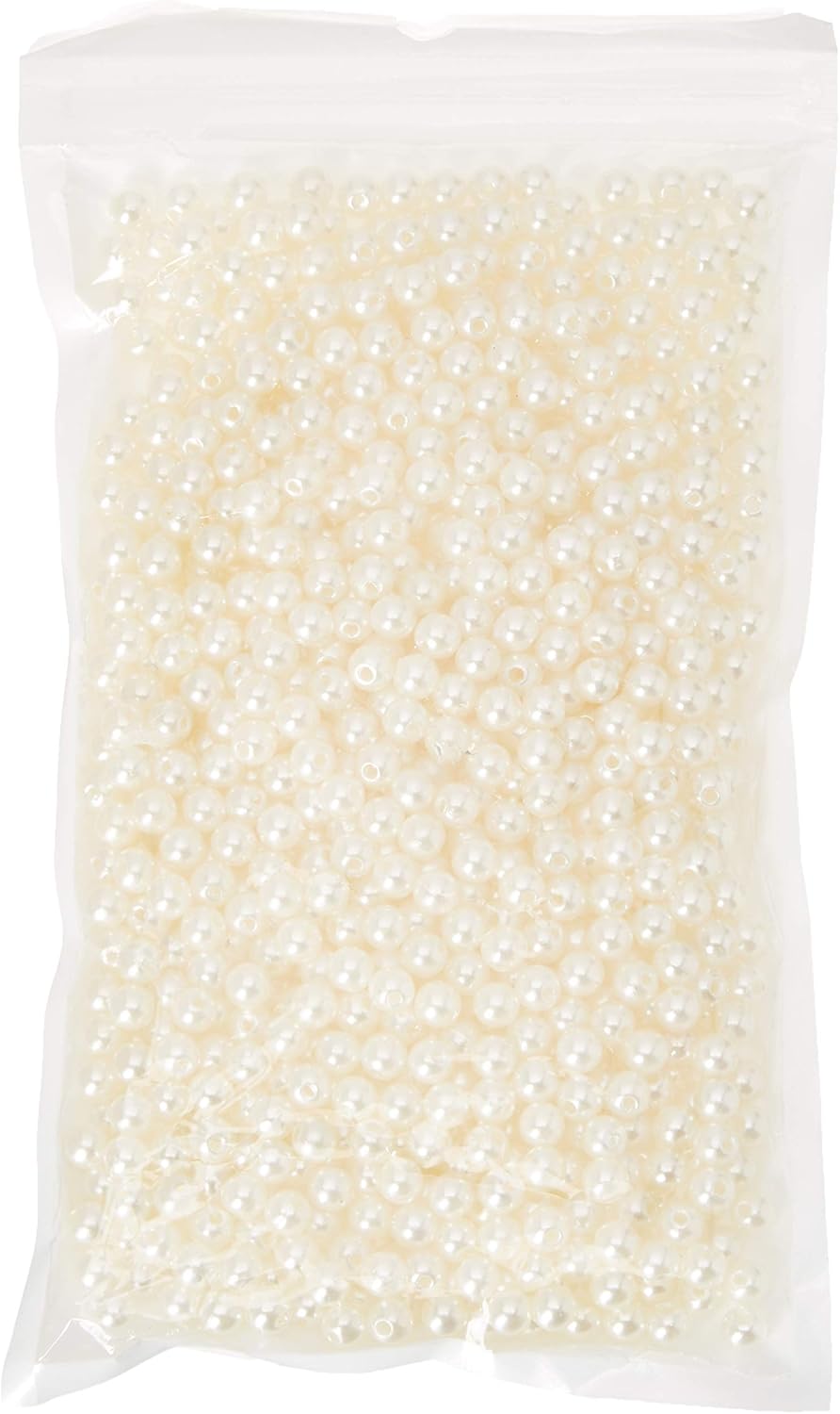 Round Shape Plastic Pearl Beads for Jewelry Making & DIY Craft - Image 3
