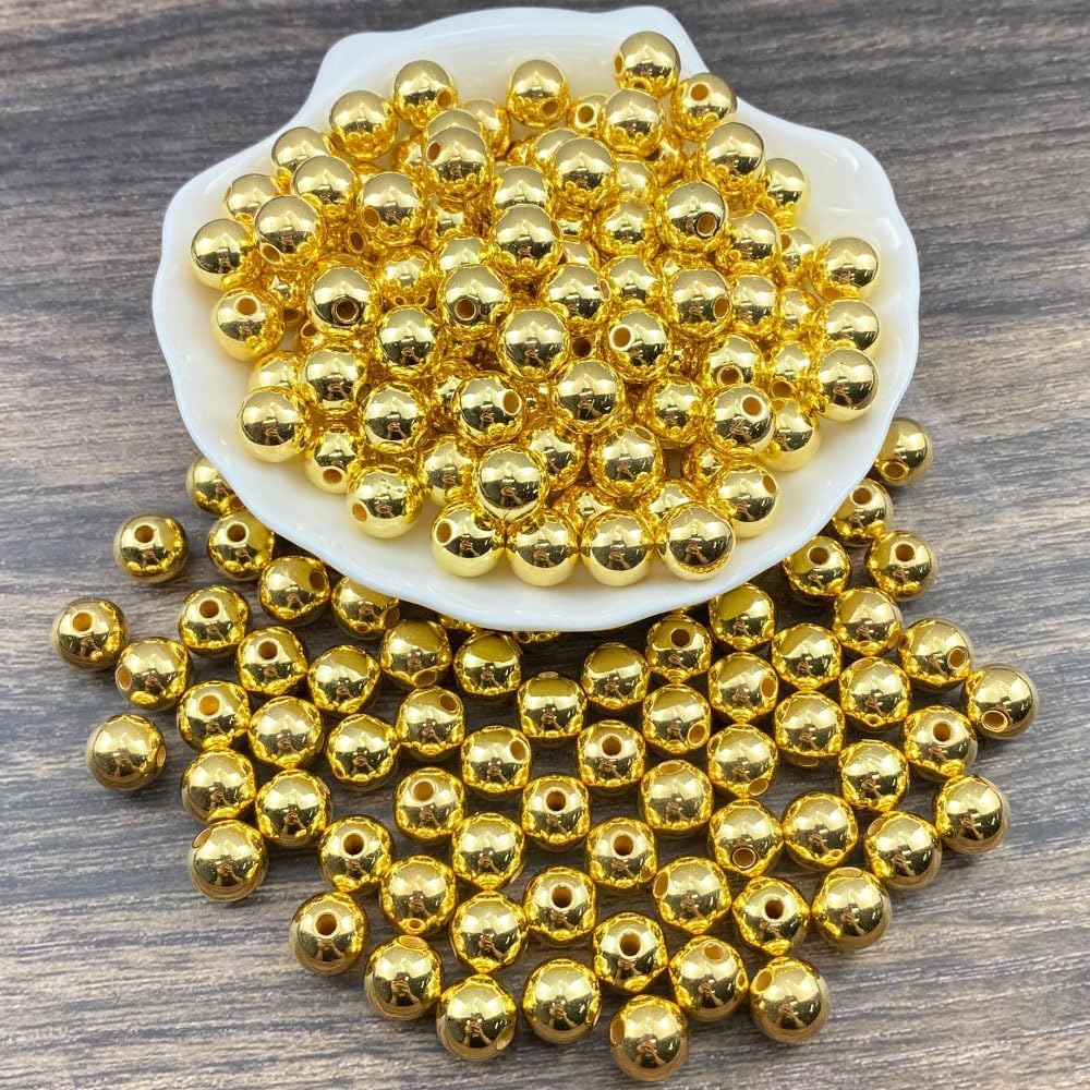 Round Shape Plastic Pearl Beads for Jewelry Making & DIY Craft - Image 3