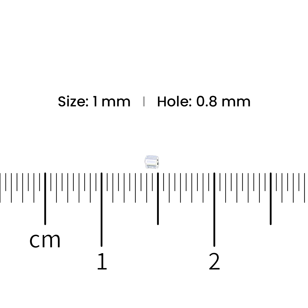 Round Cutdana Glass Beads for Embroidery White - Image 2