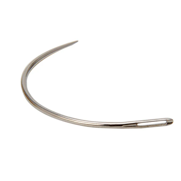 Curved Mattress Sewing Needles 3 Inch – Upholstery, Leather Craft & Hand Sewing Needles Pack of 5