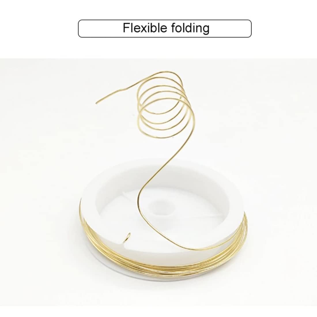 Copper Metallic String Beading Wire for Jewellery Making, Earrings, Necklaces, Bracelets, Beading, DIY Crafts & Art Projects - Image 2
