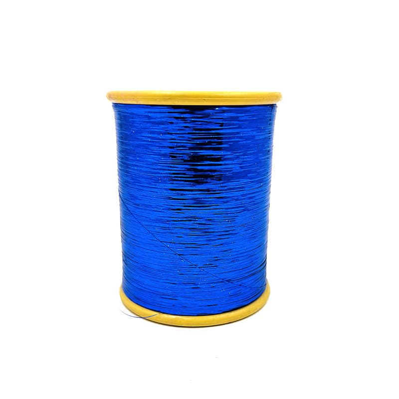 Premium Metallic Flat Badla Lurex Zari Thread Roll for Embroidery, Beading, Jewellery Making & Craft