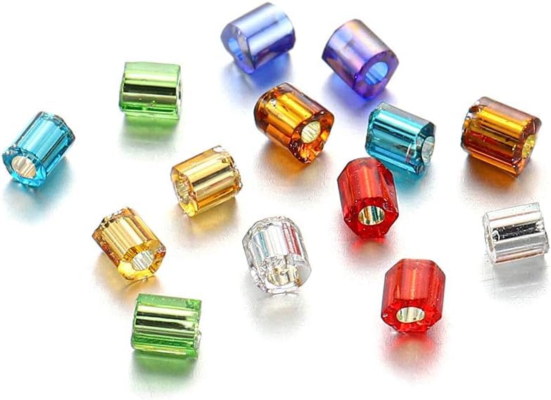 10/0 Gold Luster Hexagon Cutdana Seed Beads 2mm for Embroidery, Jewelry Making, Beading, Sewing, Craft & DIY Projects | Pack of 50g, 100g, 250g & 450g - Image 4