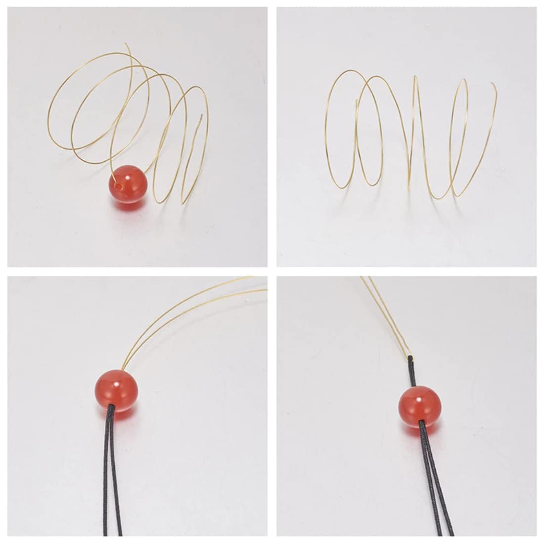 Copper Metallic String Beading Wire for Jewellery Making, Earrings, Necklaces, Bracelets, Beading, DIY Crafts & Art Projects - Image 3