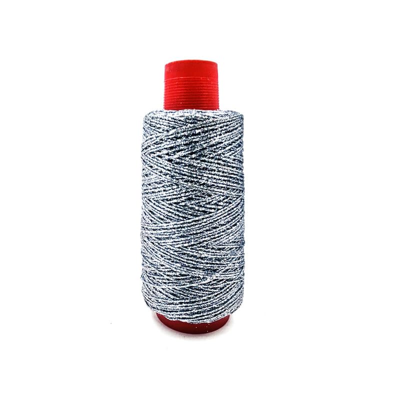 Premium Metallic Zari Thread Blue for Embroidery, Craft Decoration, Gift Wrapping, Hair Accessories, Macrame, Jewellery & DIY