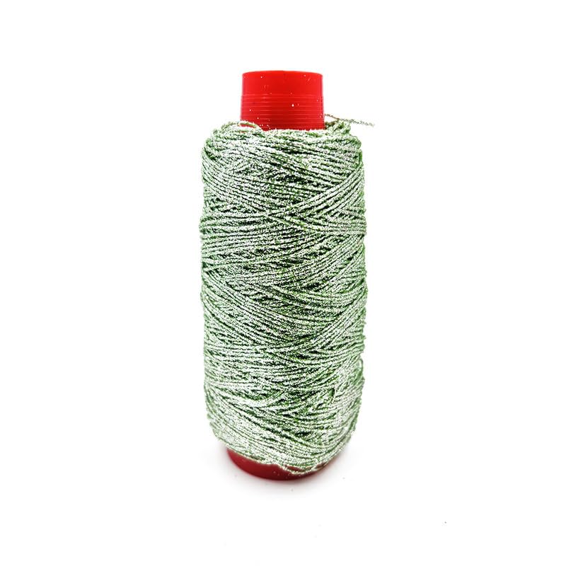 Green Metallic Zari Thread for Embroidery, Craft Decoration, Gift Wrapping, Jewellery Making, Macrame, Tassel Making & DIY Projects