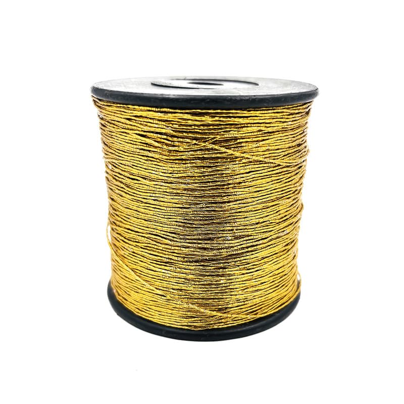 Premium Metallic Zari Dori Thread for Embroidery, Beading, Jewellery Making, Tassels, Bridal Purse, Craft Projects, DIY & Decoration