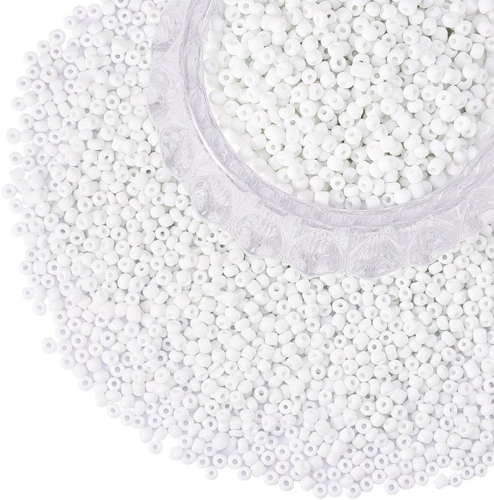 2 MM Round Glass Seed Beads for Jewellery Making, Bracelet, Necklace, Anklet, Beading Supplies & DIY Crafts