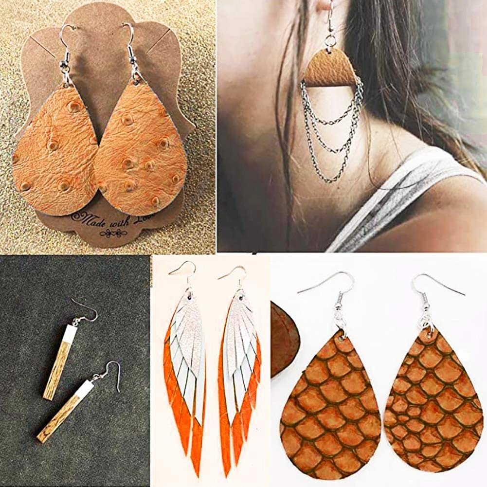 Silver Fish Hook Earring Hooks with Spring Ball, Copper Ear Wires for DIY Jewelry Making, Earrings Repair & Craft Supplies - Image 3