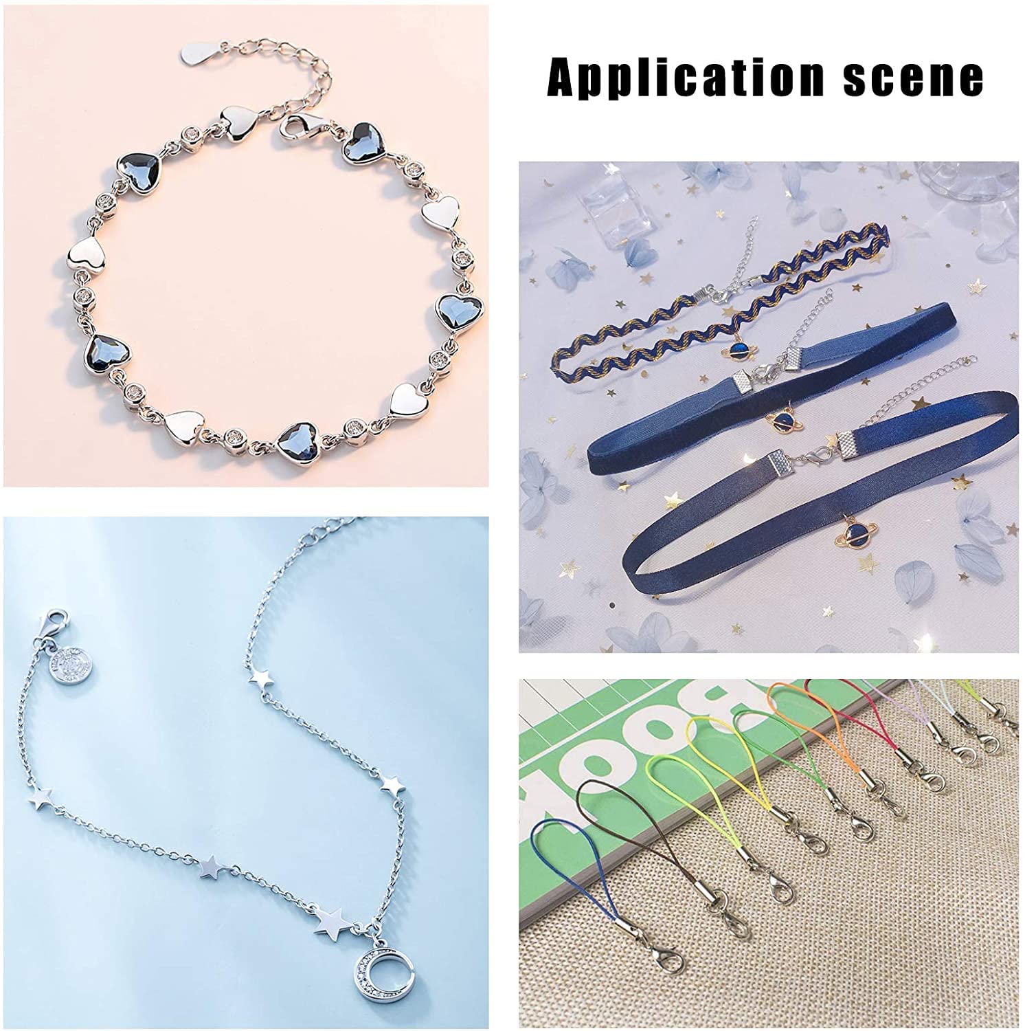 Silver Lobster Clasps 50 Pcs for Jewelry Making, Necklace, Bracelet & DIY Craft Accessories - Image 4