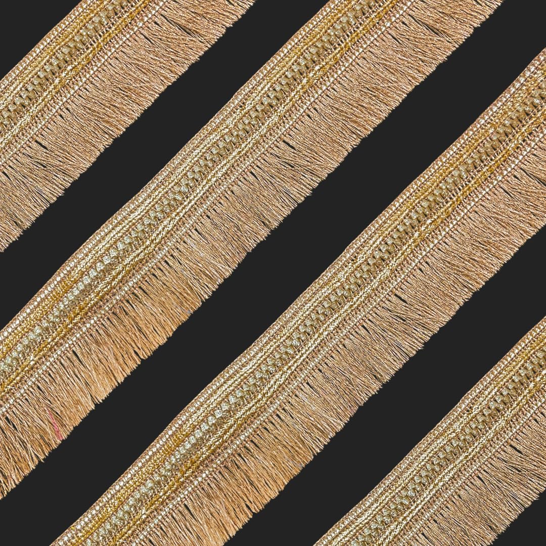 Pattu Border Zari Thread Lace for Saree & Blouse | Gold Decorative Embroidery Border Trim | Ethnic Wear & Craft Lace | 9 Meter Roll